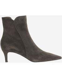 Gianvito Rossi - Levy Suede Ankle Boots - Lyst
