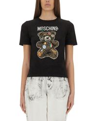 Moschino - Teddy Bear Knit Top - Lyst