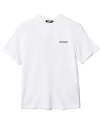 ROTATE BIRGER CHRISTENSEN - Roteer T Shirts En Polos Wit - Lyst