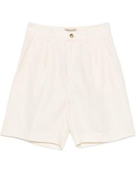 Woolrich - Linen Blend Shorts - Lyst