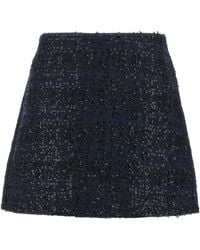 ROTATE BIRGER CHRISTENSEN - 'Bouclé Mini' Skirt - Lyst