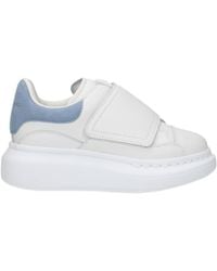 McQueen - Idee Regalo Sneakers Kids Uomo Pelle Bianco/Celeste - Lyst