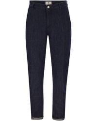 PT Torino - Op Maat Gemaakte Denim Jeans Van Katoen- En Linnenmix - Lyst