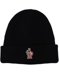 Moncler - Knit Hats Virgin Wool - Lyst