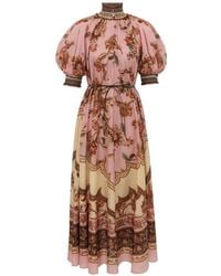 Zimmermann - Floral Maxi Dress - Lyst