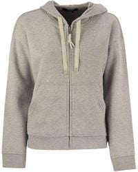 Weekend by Maxmara - Wochenende Max Mara Hund Baumwolle Reißverschluss Sweatshirt - Lyst
