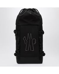 Moncler - Nylon Backpack With Logo - Lyst