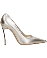 Casadei - Mit Ferse Golden - Lyst