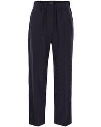 Weekend by Maxmara - Hateley Wool Flannel Trousers - Lyst