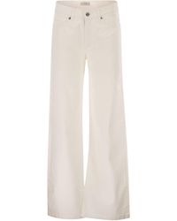 Antonelli - Wide-Leg Organic Cotton Jeans - Lyst