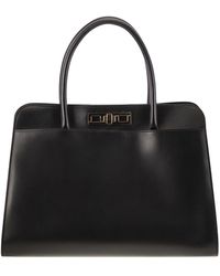 Fabiana Filippi - Large Handbag With Metal Accessory - Lyst