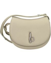Burberry - Sacs d'épaule féminine en cuir vert / chasseur - Lyst