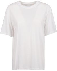 Majestic - Cotton Crewneck Top - Lyst
