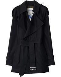 Burberry - Cotton Trench Coat - Lyst