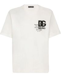 Dolce & Gabbana - Dolce y gabbana logo T camiseta - Lyst