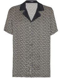 Balmain - Pb-monogram Shirt - Lyst