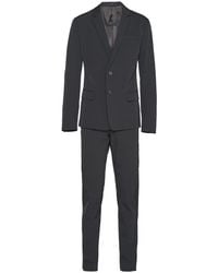 Prada - Single-Breasted Techno Suit - Lyst