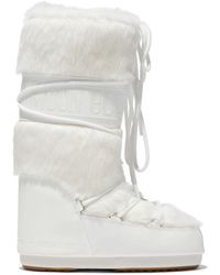 Moon Boot - Icon Eco-Fur Boots - Lyst