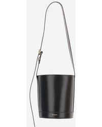 Jil Sander - Leather Bucket Bag Calfskin Shoulder - Lyst