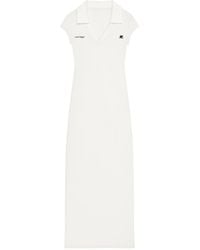 Courreges - Maxi-Jurk Met Logo - Lyst