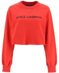 Dolce & Gabbana Hoodies & Sweatvesten - - Dames - Rood