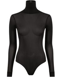 Maison Margiela - High-Neck Bodysuit - Lyst