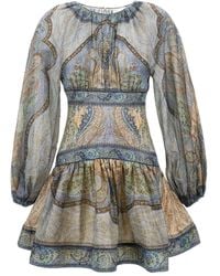 Zimmermann - Short Dresses - Lyst