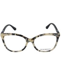 Emporio Armani - Zonnebril 0 Ea3231 6058 Panna Havana Lucido /17/140 - Lyst
