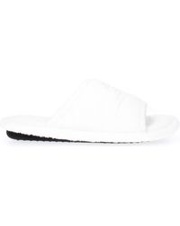 Balenciaga - Slippers En Hoeven Man Stof Wit - Lyst