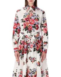 Dolce & Gabbana - Floral Print T-Shirt For - Lyst