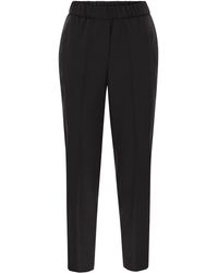 Peserico - Stretch Wol Flanellen Broek - Lyst