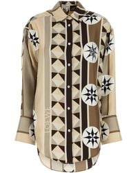 Loewe - Silk Paula S Ibiza Oversize Shirt - Lyst