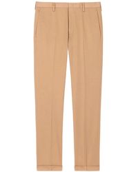 Paul Smith - Tailored Chinos With Turn-Up Hems - Lyst