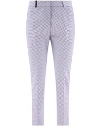 Peserico - Cropped Cigarette Trousers - Lyst