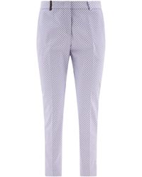 Peserico - Pantaloni Di Sigaretta A Corto Di - Lyst