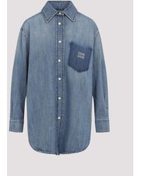 Miu Miu - Denim Shirt - Lyst