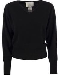 Vanisé - Francy Cashmere V Neck Sweater - Lyst