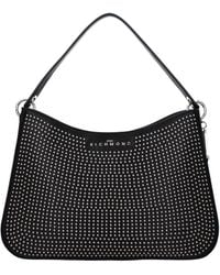 John Richmond - Borse A Mano Donna Tessuto Nero - Lyst