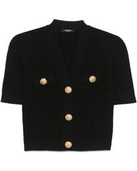 Balmain - Top With Decorative Buttons - Lyst