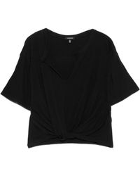 R13 - Twisted Front Tee - Lyst