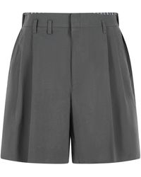 Maison Margiela - Cotton Blend Bermuda Shorts - Lyst