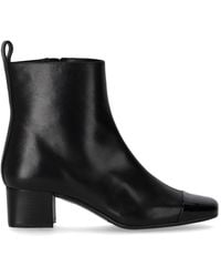 CAREL PARIS - Leather Estime Bis Ankle Boots - Lyst