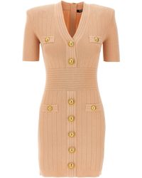 Balmain - 'chiocciola' Jurk - Lyst