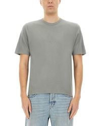 Saint Laurent - T Shirt Con Logo - Lyst