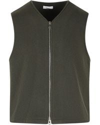 Rier - Chaleco de lana topo - Lyst