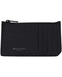 Saint Laurent - Card Holder Accessories - Lyst