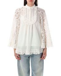 Zimmermann - T Shirts En Polos Wit - Lyst
