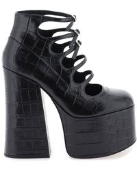 Marc Jacobs - The Croc Embossed Kiki Ankle Boots - Lyst