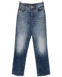 Seven7 - Stovepipe Denim Jeans - Lyst