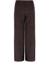 F.it - Trousers Corduroy Polyester - Lyst